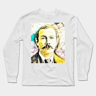 Arthur Conan Doyle Portrait | Arthur Conan Doyle Artwork 2 Long Sleeve T-Shirt